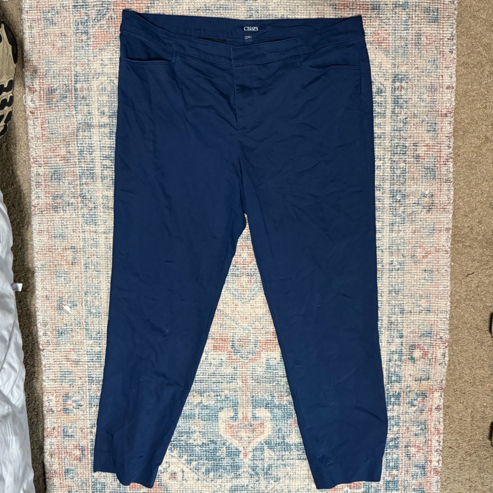Chaps Navy Blue Pants